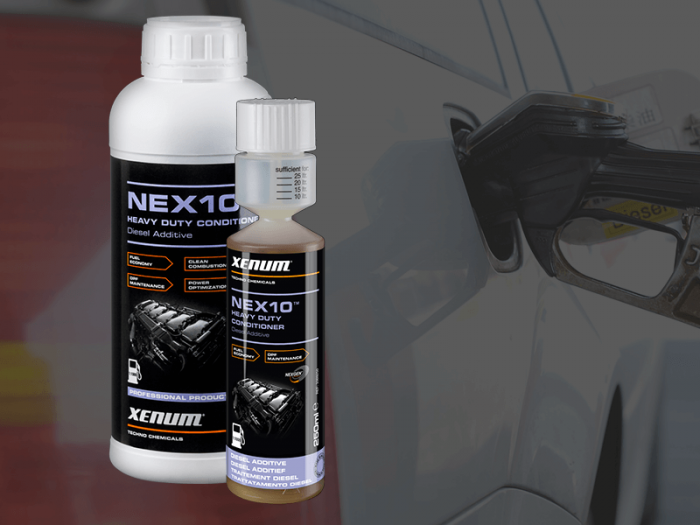 Nex 10 1L and 250ml bottles