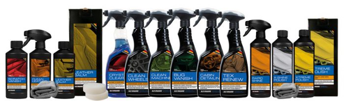 Xenum Blue Range of sprays and cleaners